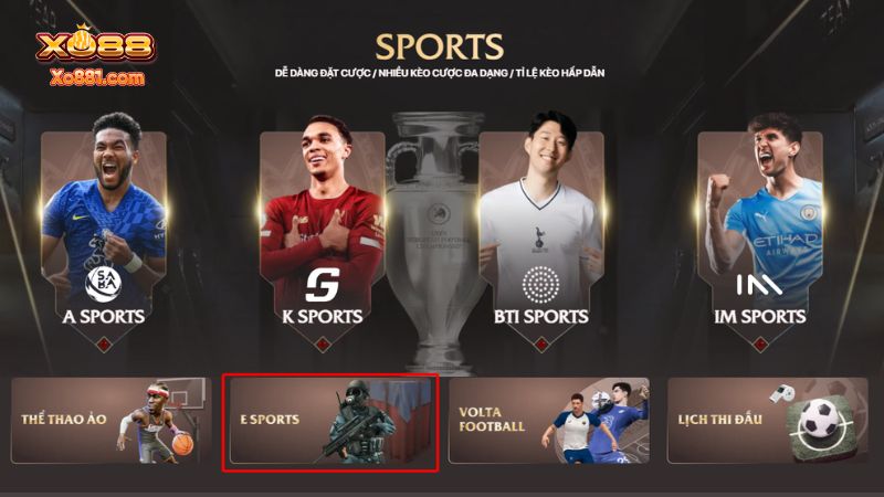 E-Sports XO88 là sân chơi cá cược đỉnh cao