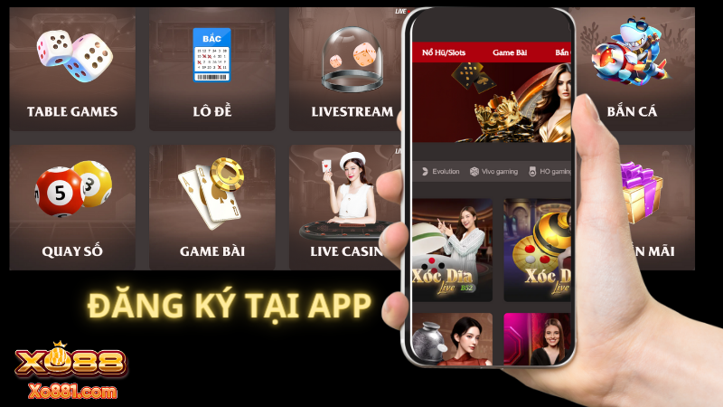 Hướng dẫn đăng ký xo88 ngay trong nền tảng app cá cược