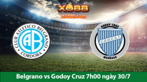 Dự đoán bóng đá Belgrano vs Godoy Cruz 7h00 ngày 30/7 ở Xo881.com