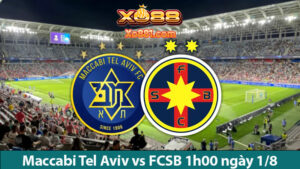 Phân tích kèo giữa Maccabi Tel Aviv vs FCSB 1h00 ngày 1/8 tại Nhà cái xo88