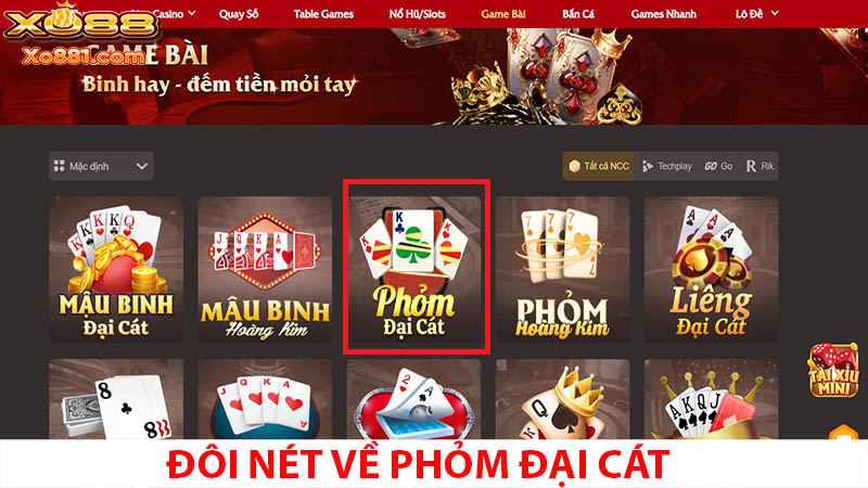 Phỏm đại cát là gì?