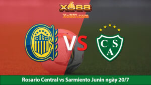 Thống kê nhận định trận Rosario Central vs Sarmiento Junin ngày 20/7 trên Xo88