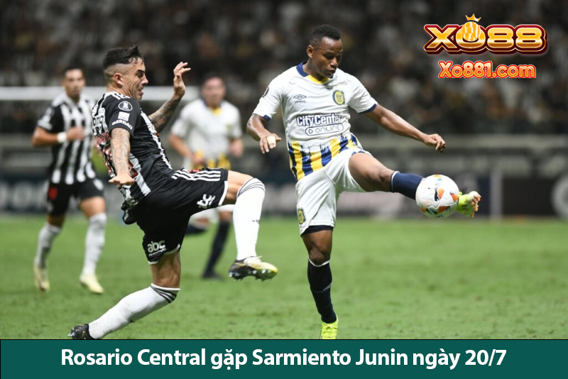 Thống kê nhận định trận Rosario Central vs Sarmiento Junin ngày 20/7 trên Xo88