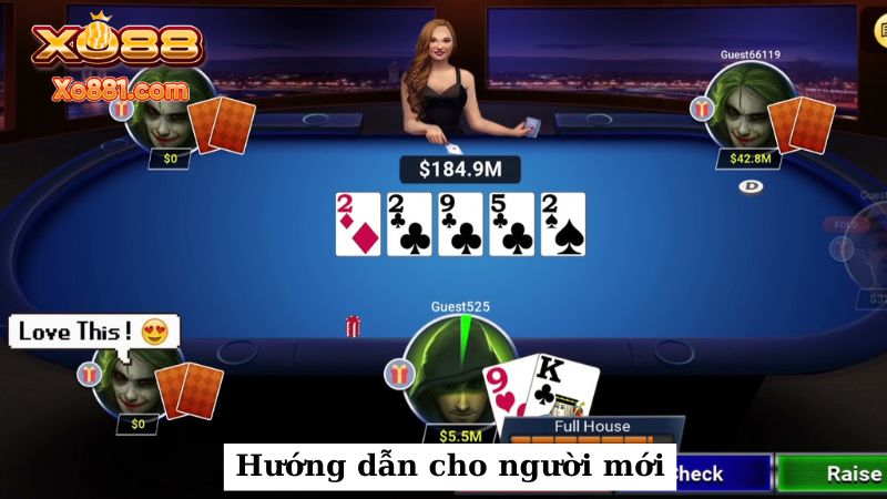 Hướng dẫn tham gia Game Xì dách dealer