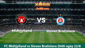 Nhận định trận bóng FC Midtjylland vs Slovan Bratislava 2h00 ngày 22/8 cùng xo881.com