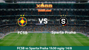 Dự đoán trận bóng FCSB vs Sparta Praha 1h30 ngày 14/8 trên Nhà cái xo88