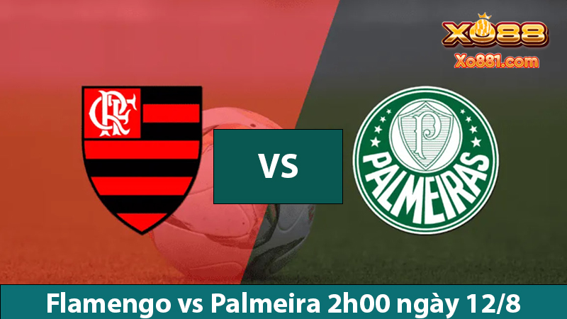 Nhận định trận bóng Flamengo vs Palmeira 2h00 ngày 12/8 cùng xo88