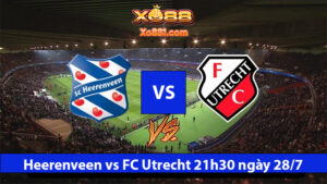 Đánh giá trận đấu Heerenveen vs FC Utrecht 21h30 ngày 28/7 cùng xo881.com