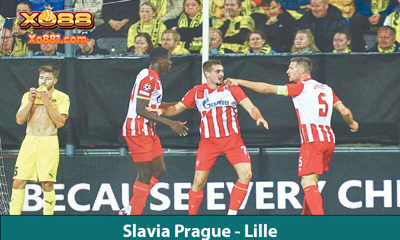 Soi kèo trận bóng Slavia Prague vs Lille 2h00 ngày 29/8 tại Nhà cái xo88